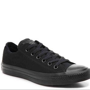 Chuck Taylor All Star Monochrome (Black) Low Tops